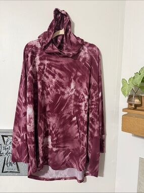 LuLaRoe Dusty Rose Hooded Pullover
